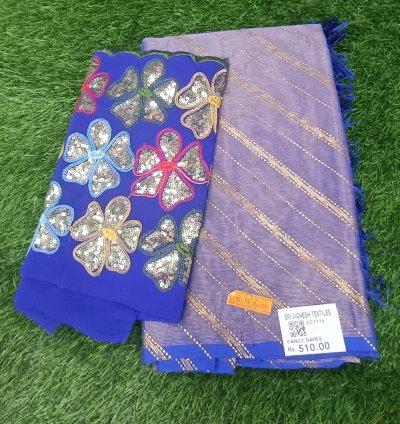Brasso gold foil sarees VTBWB01