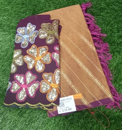 brasso gold foil sarees VTBWB03