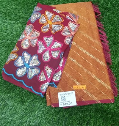 Brasso Gold foil sarees VTBWB02